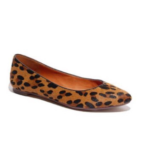 madewell leopard flats